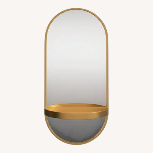 Used Amazon Set of 2 Decorative Mirrors and Shelf for sale on AptDeco