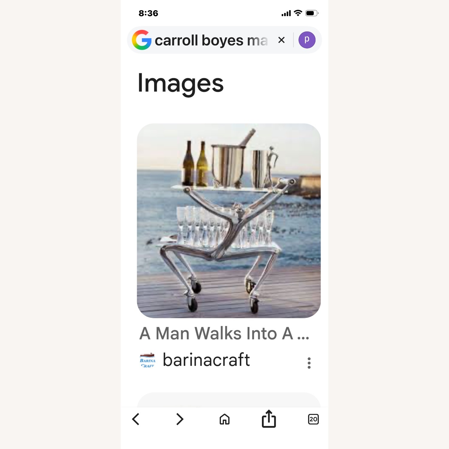 Man Walks into a Bar Cart  - image-7
