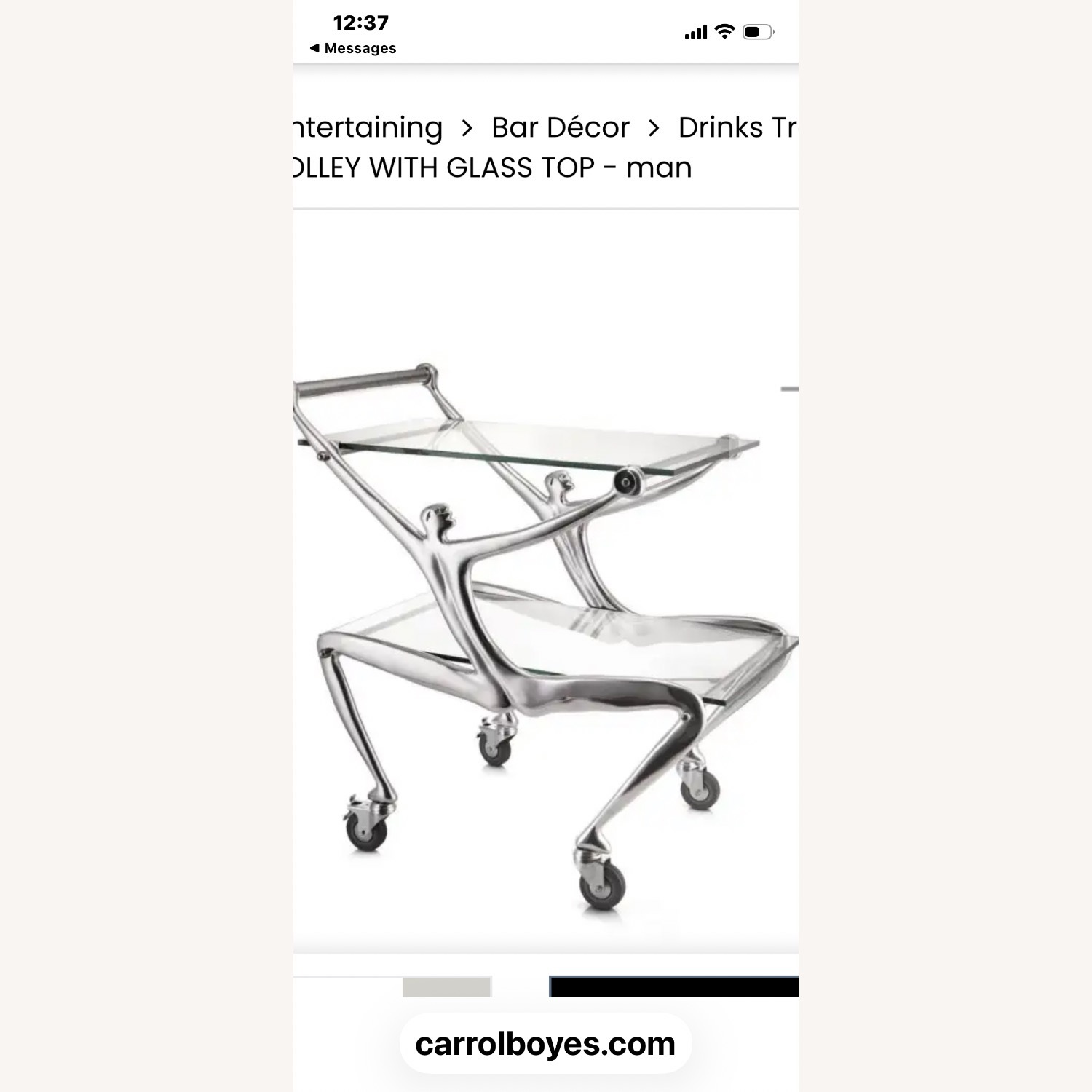 Man Walks into a Bar Cart  - image-1