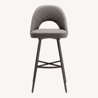 Light Gray Fabric Stools