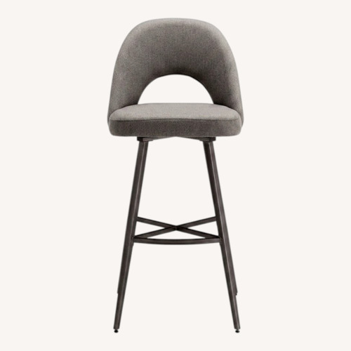 Used Light Gray Fabric Stools for sale on AptDeco