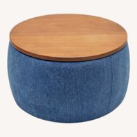 Blue Fabric Chest