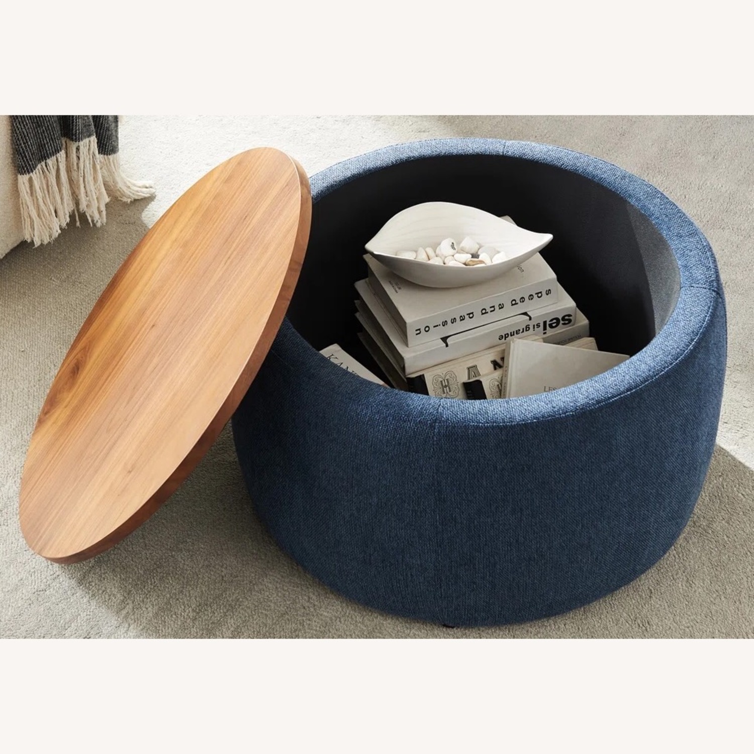 Blue Fabric Chest - image-2