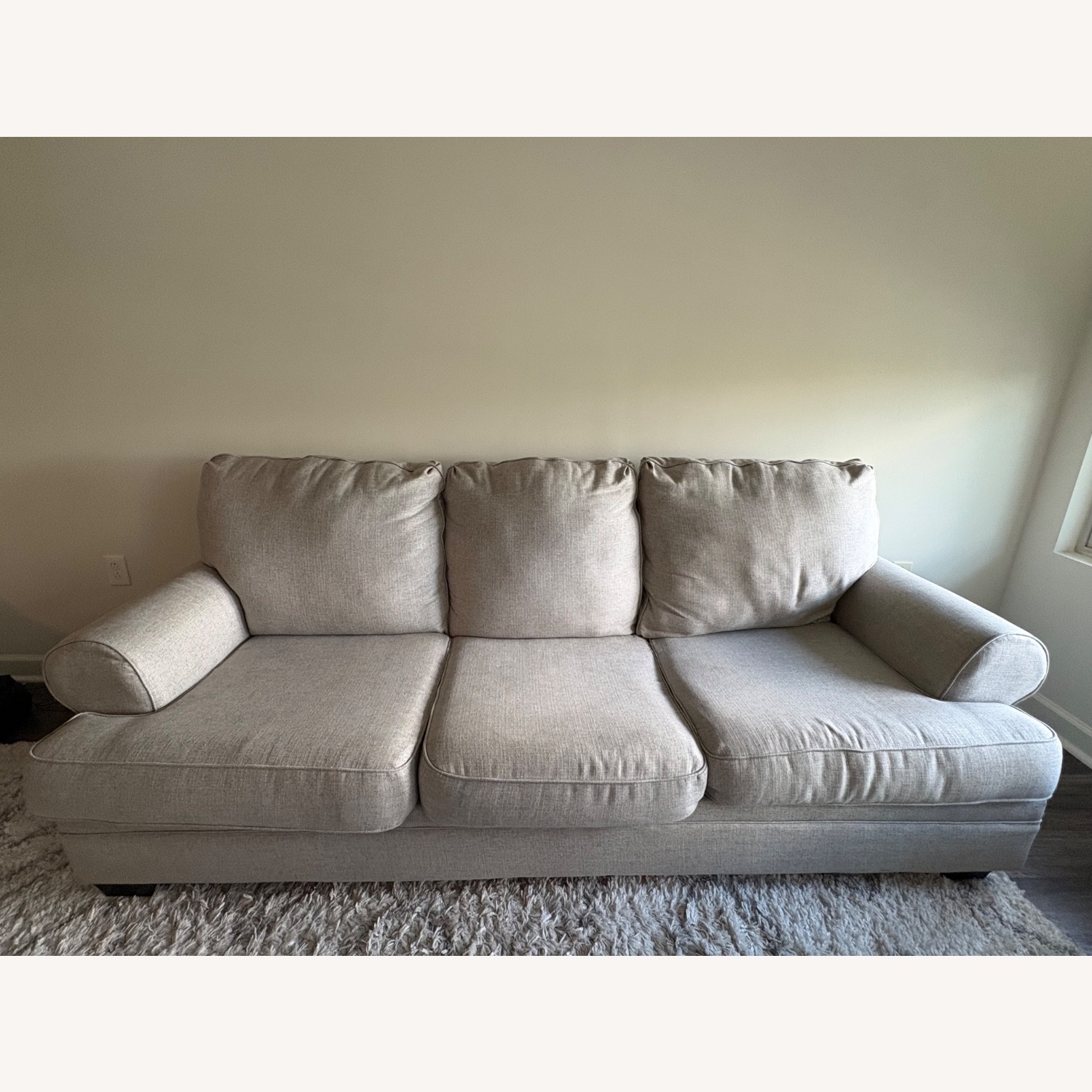 Ashley Furniture Light Gray 3+ Seater Sofa - image-1