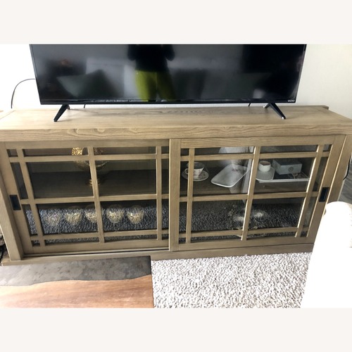 Used Arhaus Spencer Shiitake 70" Cabinet for sale on AptDeco