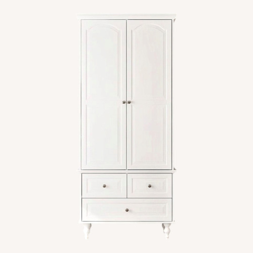 Used Walmart White Armoire for sale on AptDeco