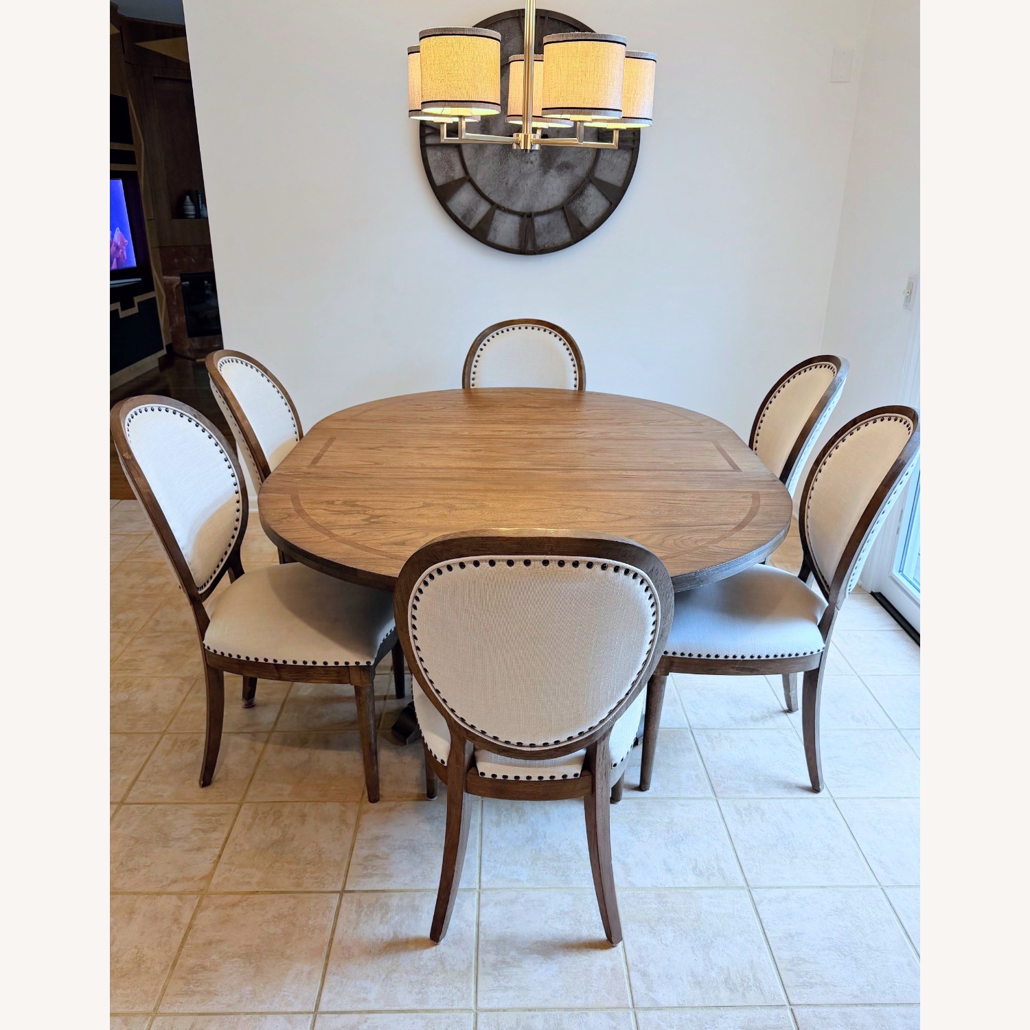 Bassett Dark Brown Wood Dining Sets - image-1