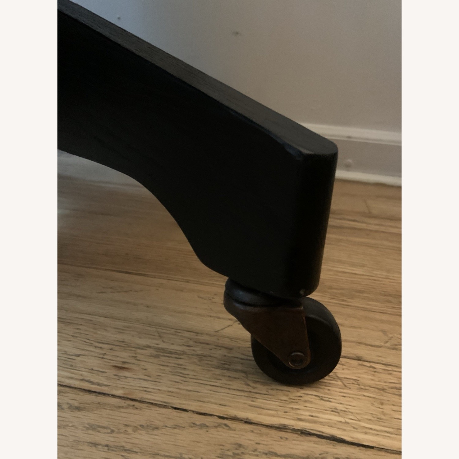 Black Wood Office Chair - image-5