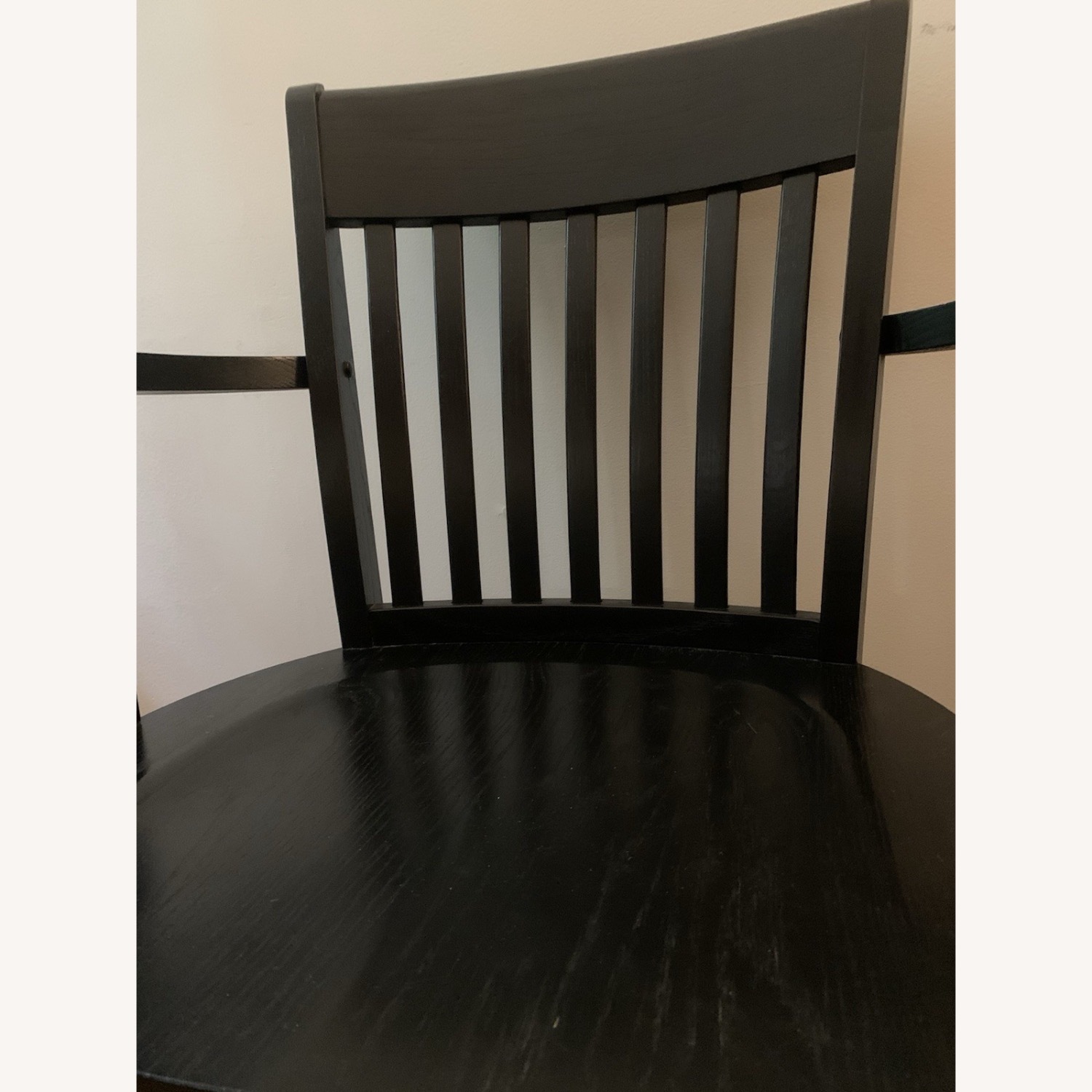 Black Wood Office Chair - image-8