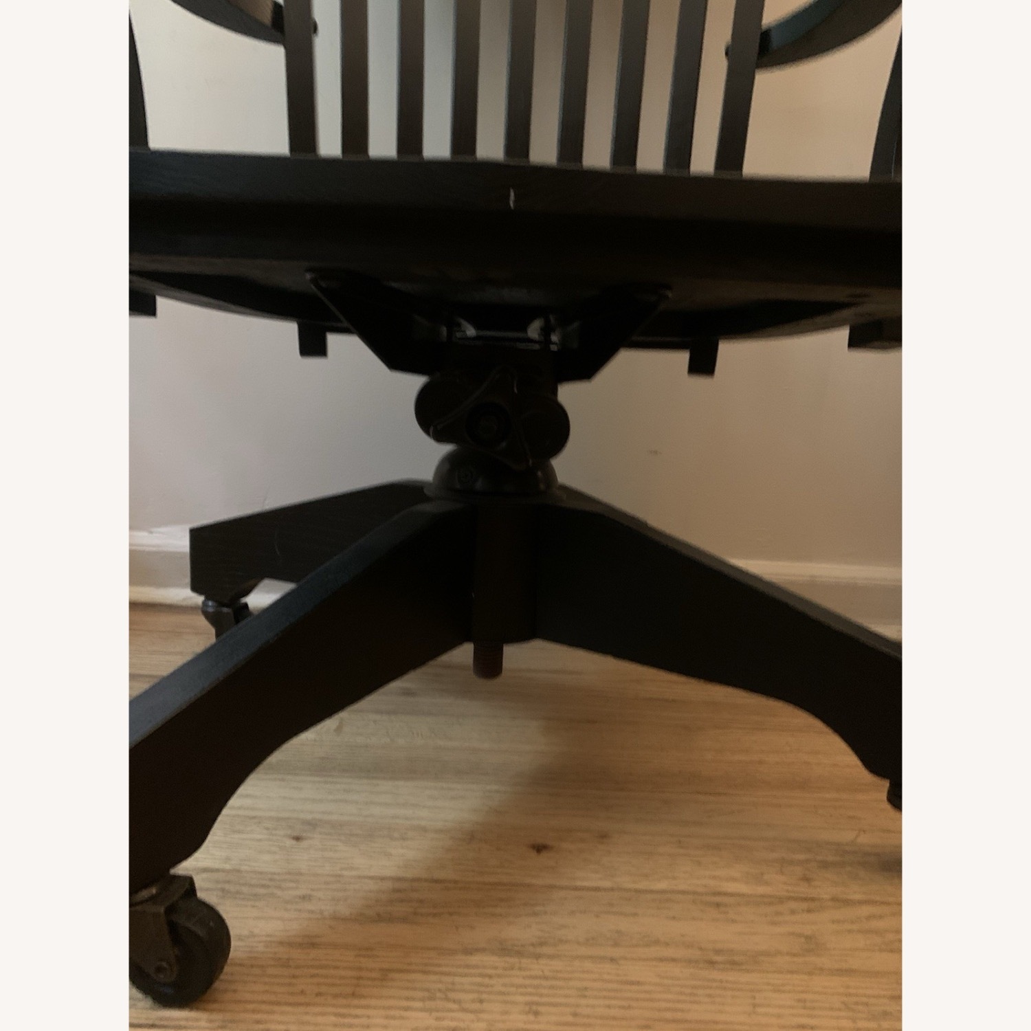 Black Wood Office Chair - image-7