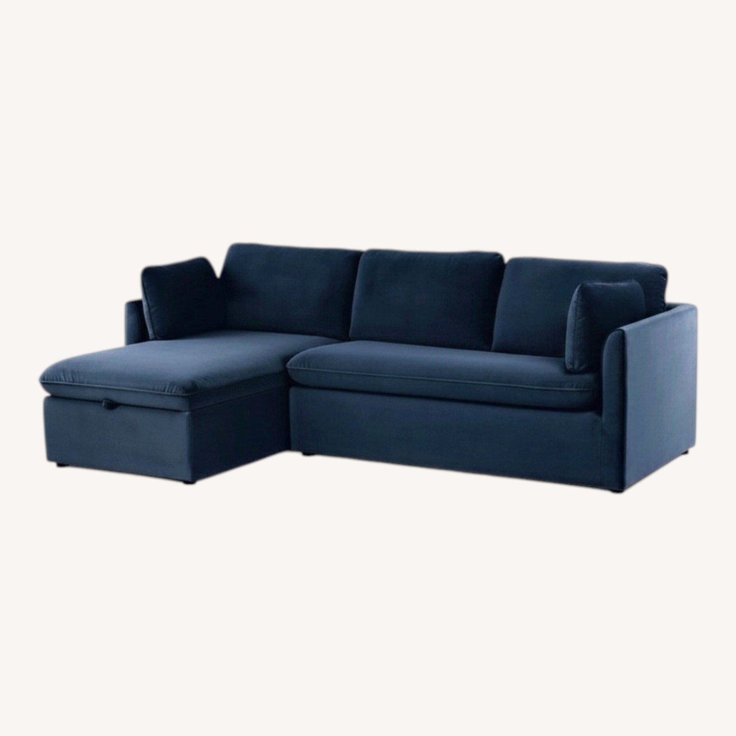 Article Oneira Blue Velvet Sleeper Sofa - image-1
