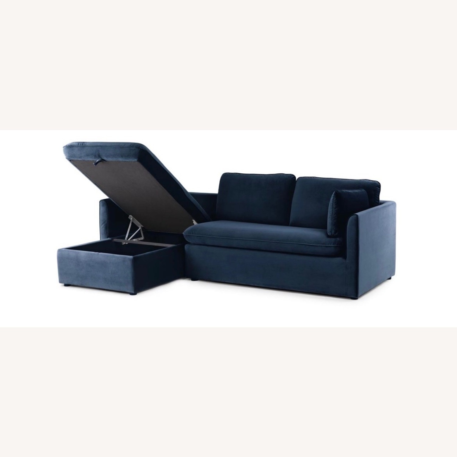 Article Oneira Blue Velvet Sleeper Sofa - image-2