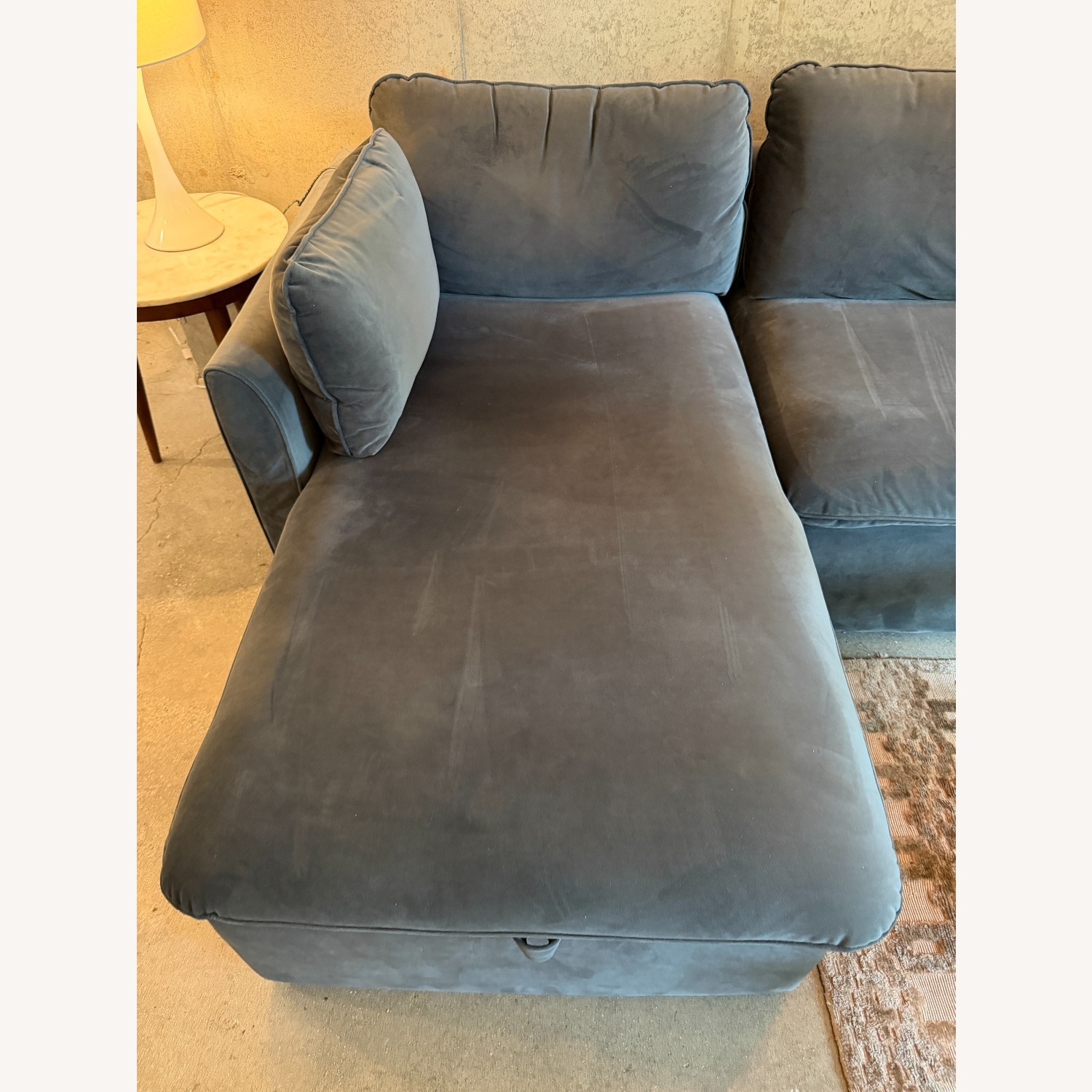 Article Oneira Blue Velvet Sleeper Sofa - image-8