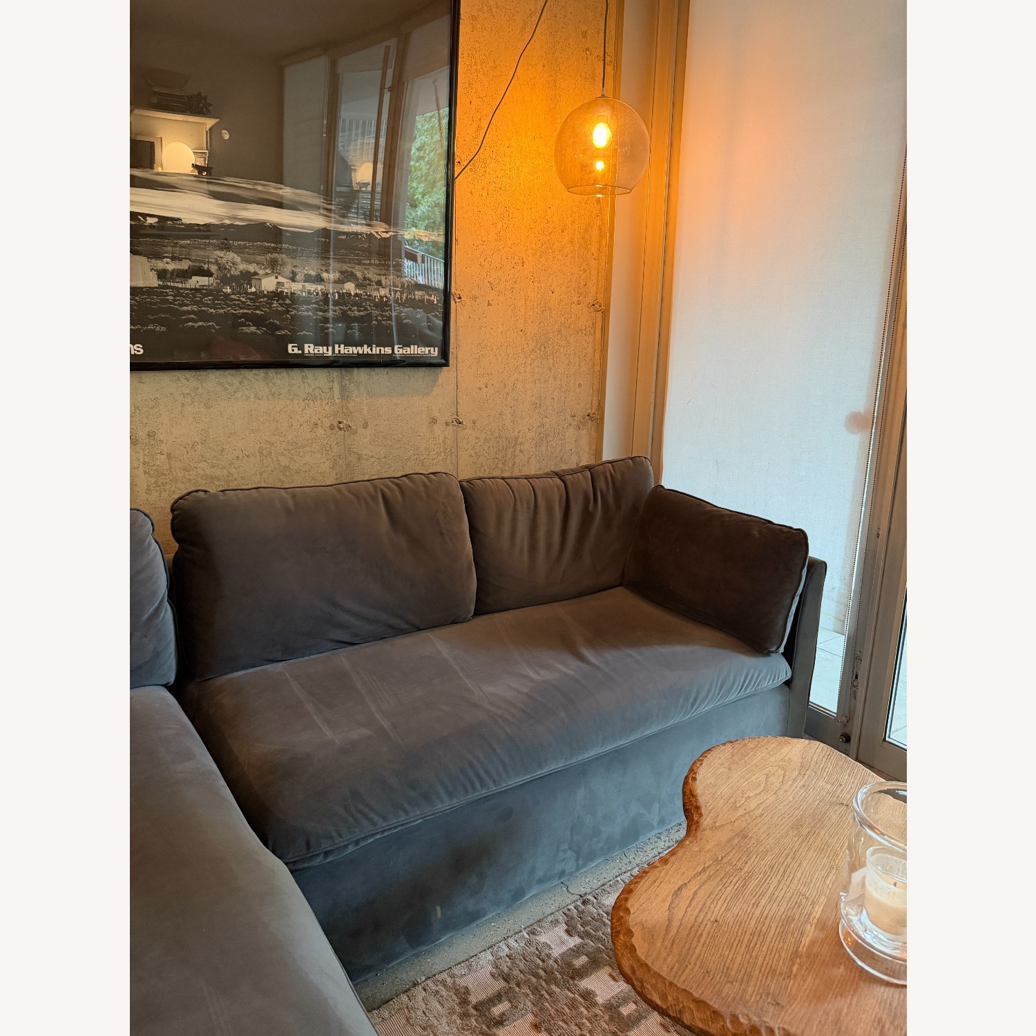 Article Oneira Blue Velvet Sleeper Sofa - image-10