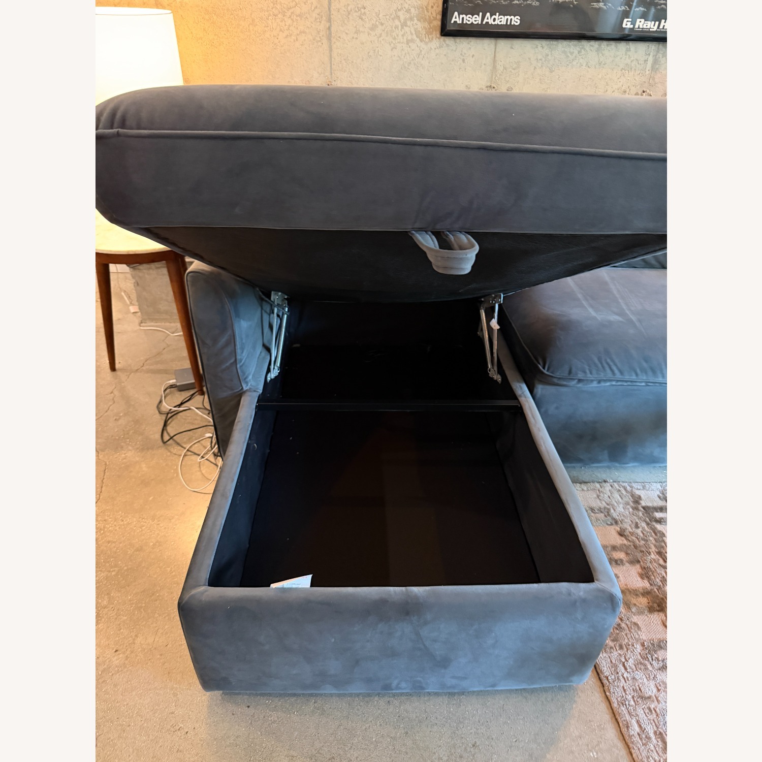 Article Oneira Blue Velvet Sleeper Sofa - image-9