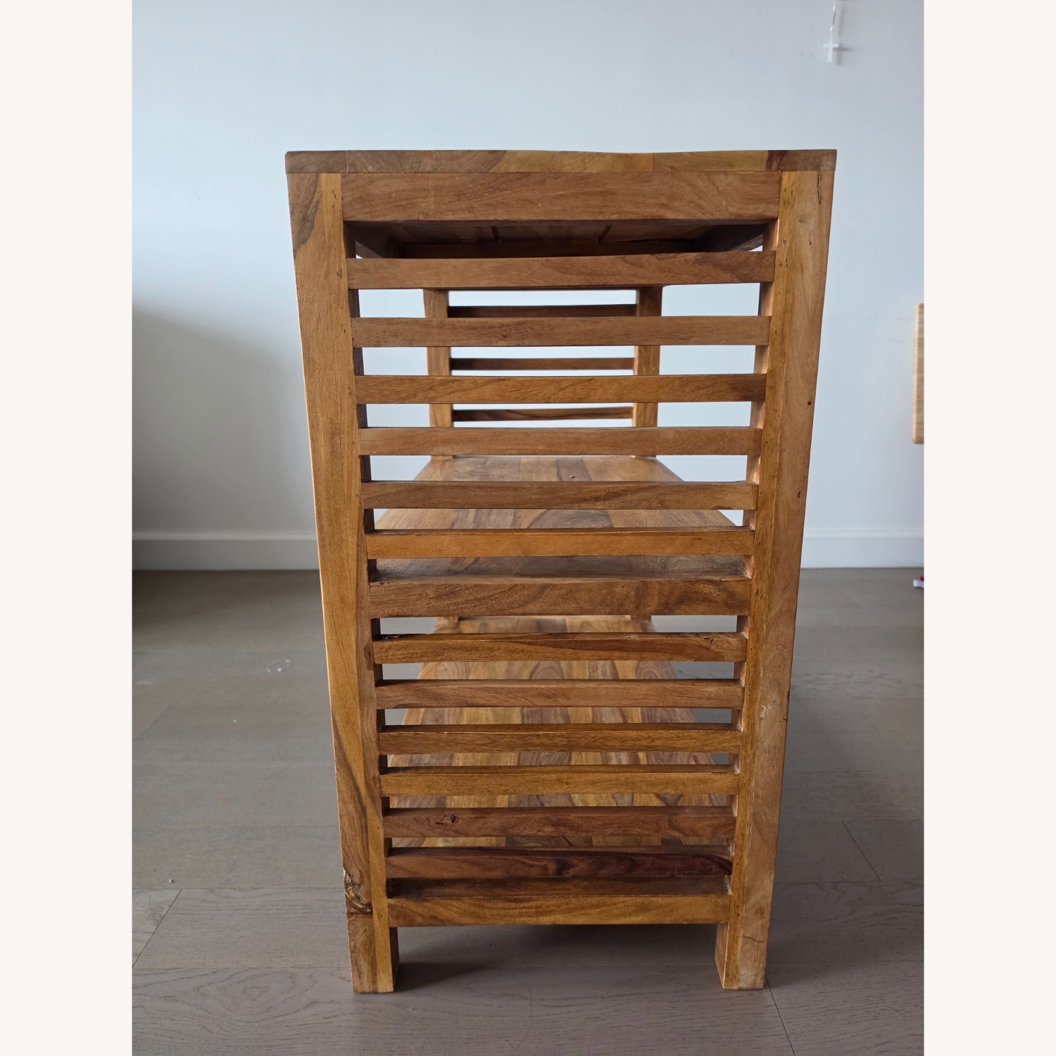 Natural Wood Media Storage - image-3