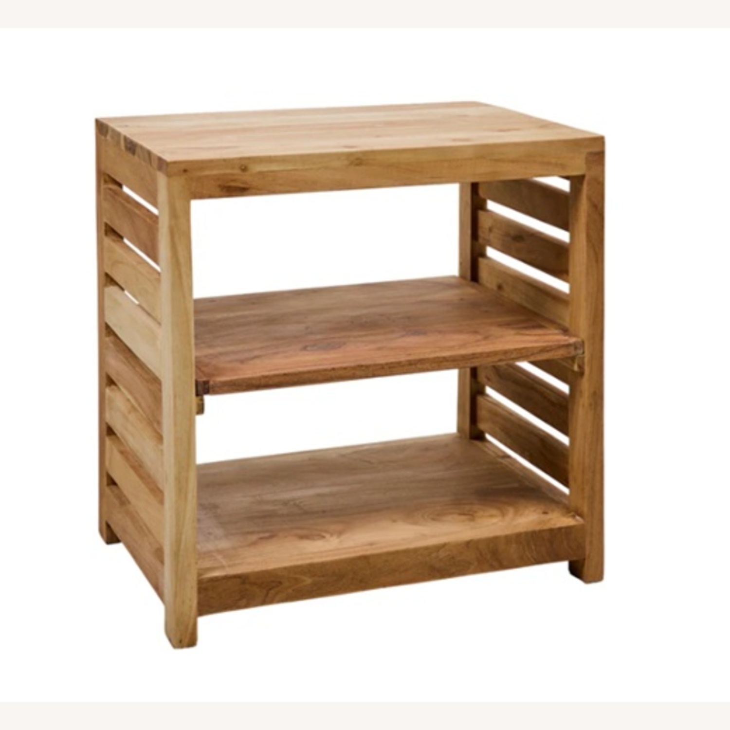 Natural Wood Media Storage - image-5