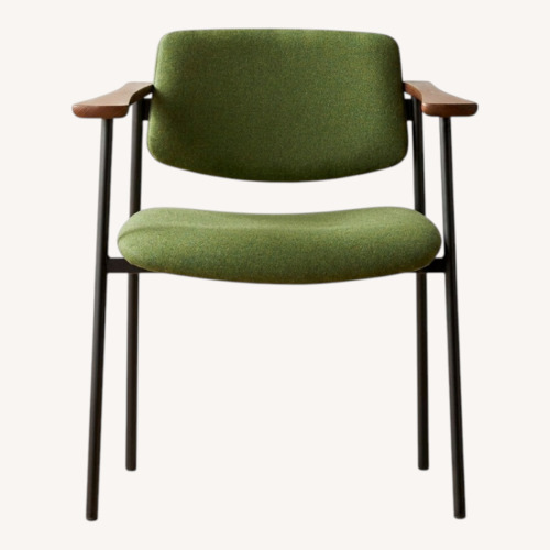 Used CB2 Green Wood Office Chair for sale on AptDeco