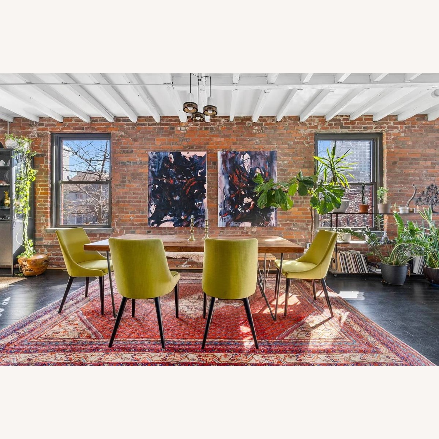 CB2 Dark Brown Wood Dining Sets - image-1