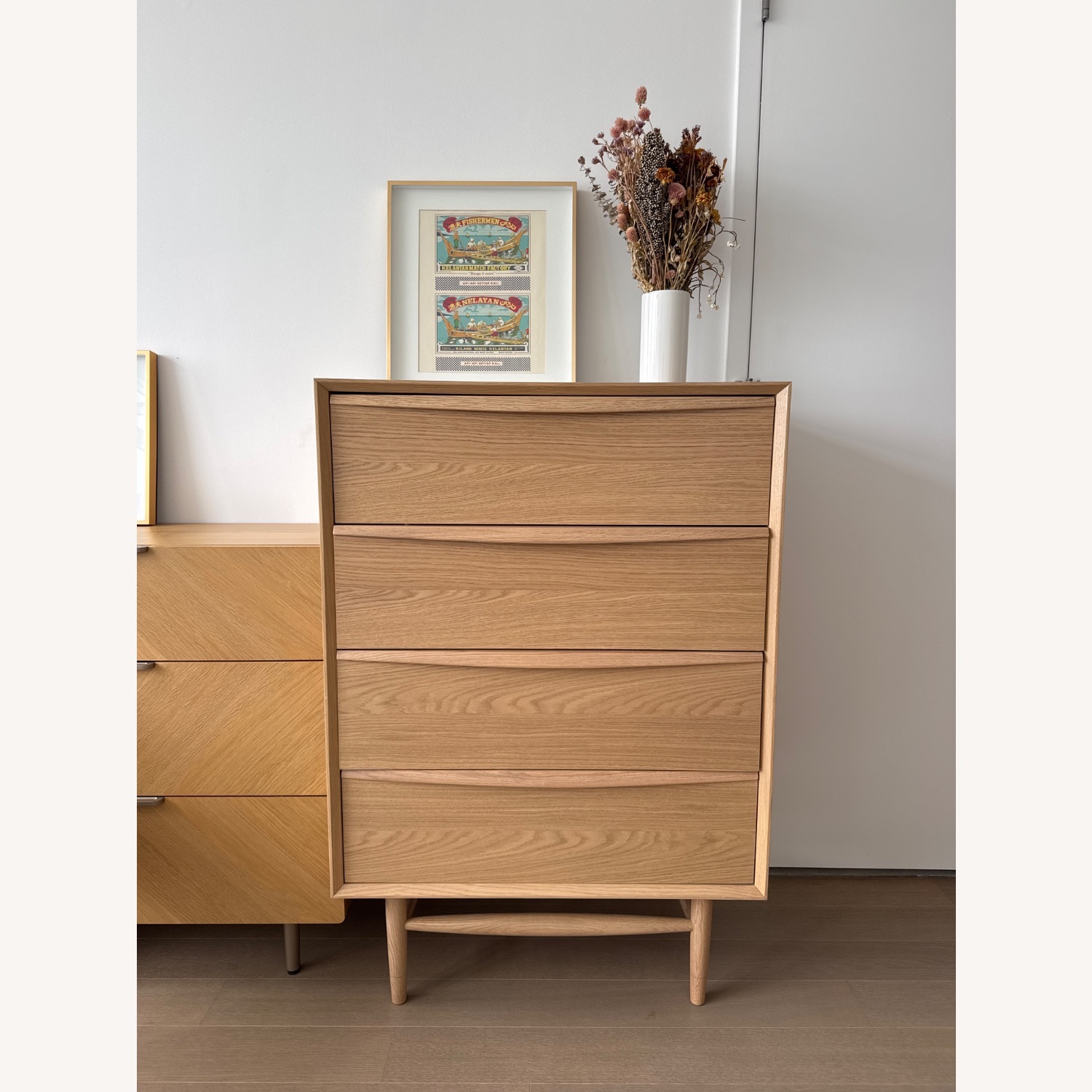 Article Light Brown Wood Dresser - image-4