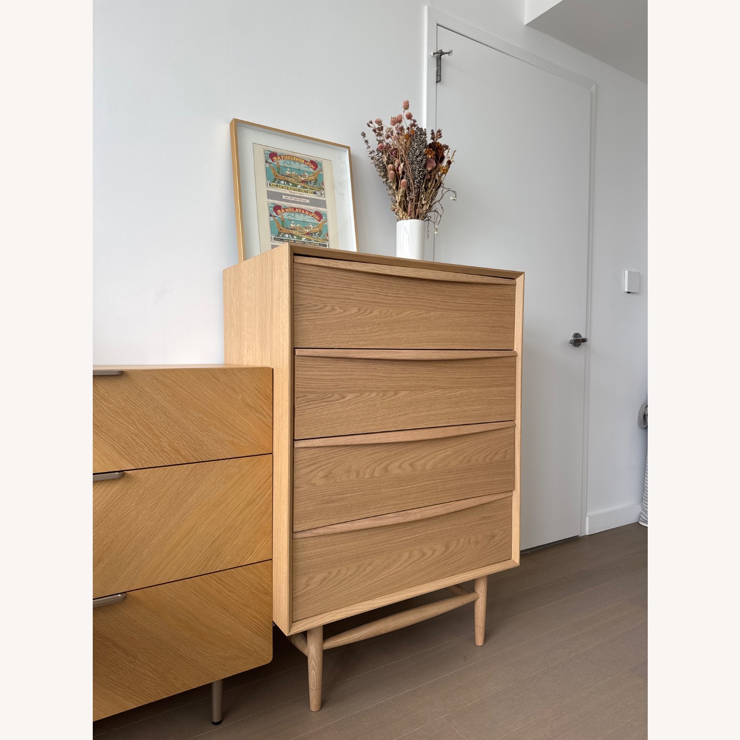 Article Light Brown Wood Dresser - image-1