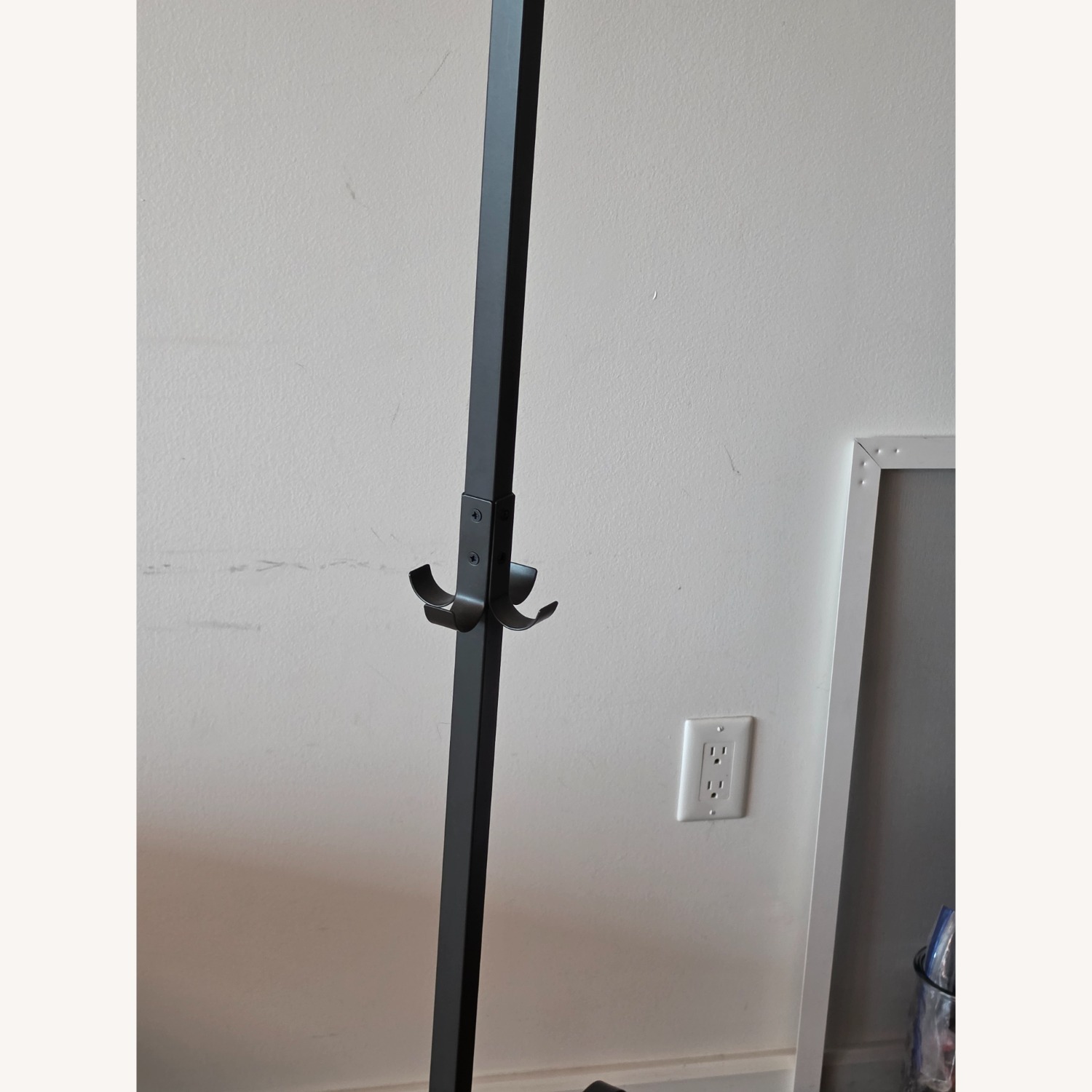 Home Goods Dark Gray Metal Coat Rack - image-5