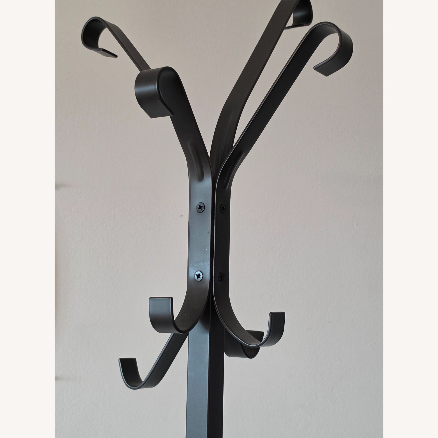 Home Goods Dark Gray Metal Coat Rack - image-4