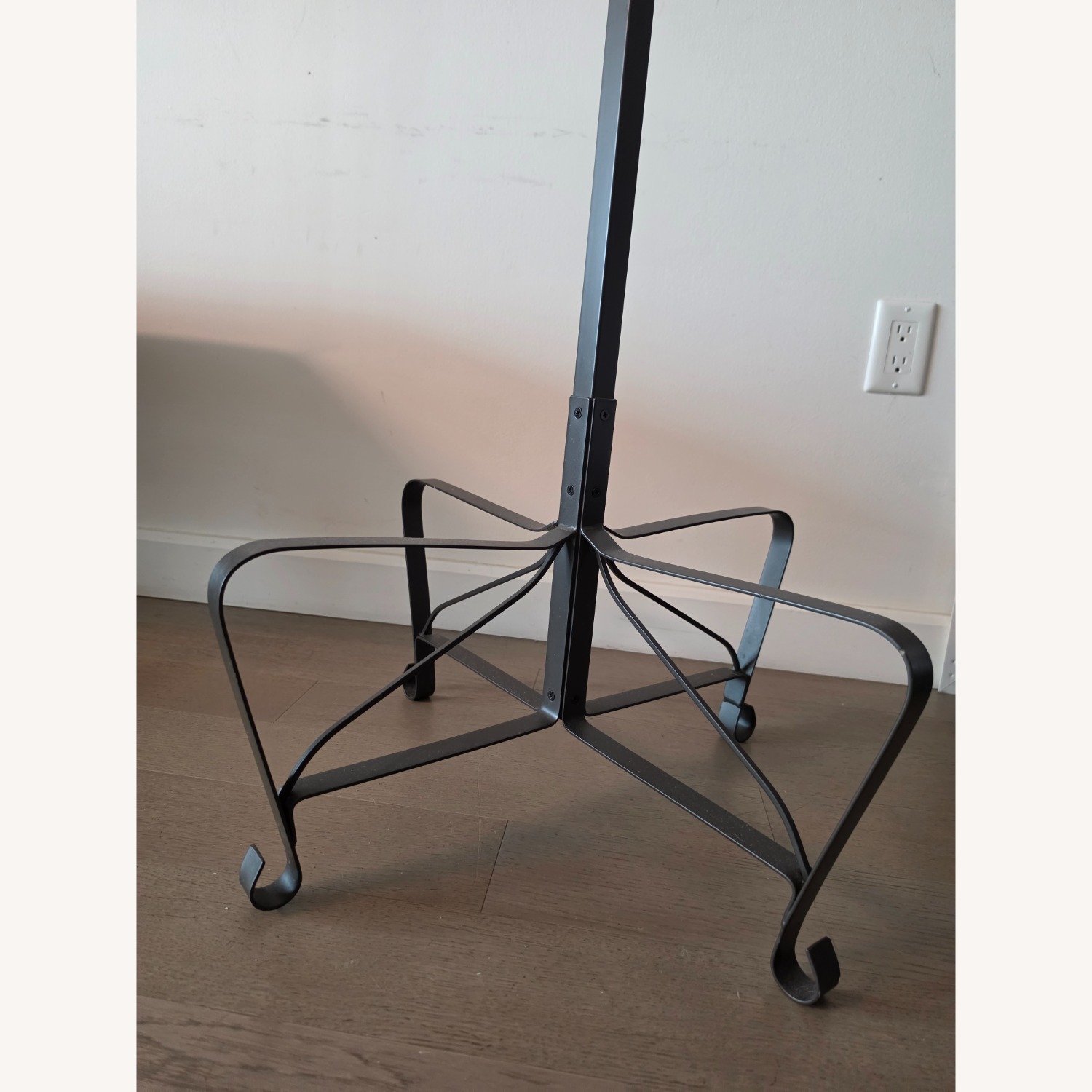 Home Goods Dark Gray Metal Coat Rack - image-2