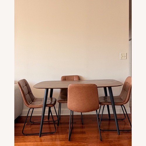 Used Light Brown Dining Set for sale on AptDeco