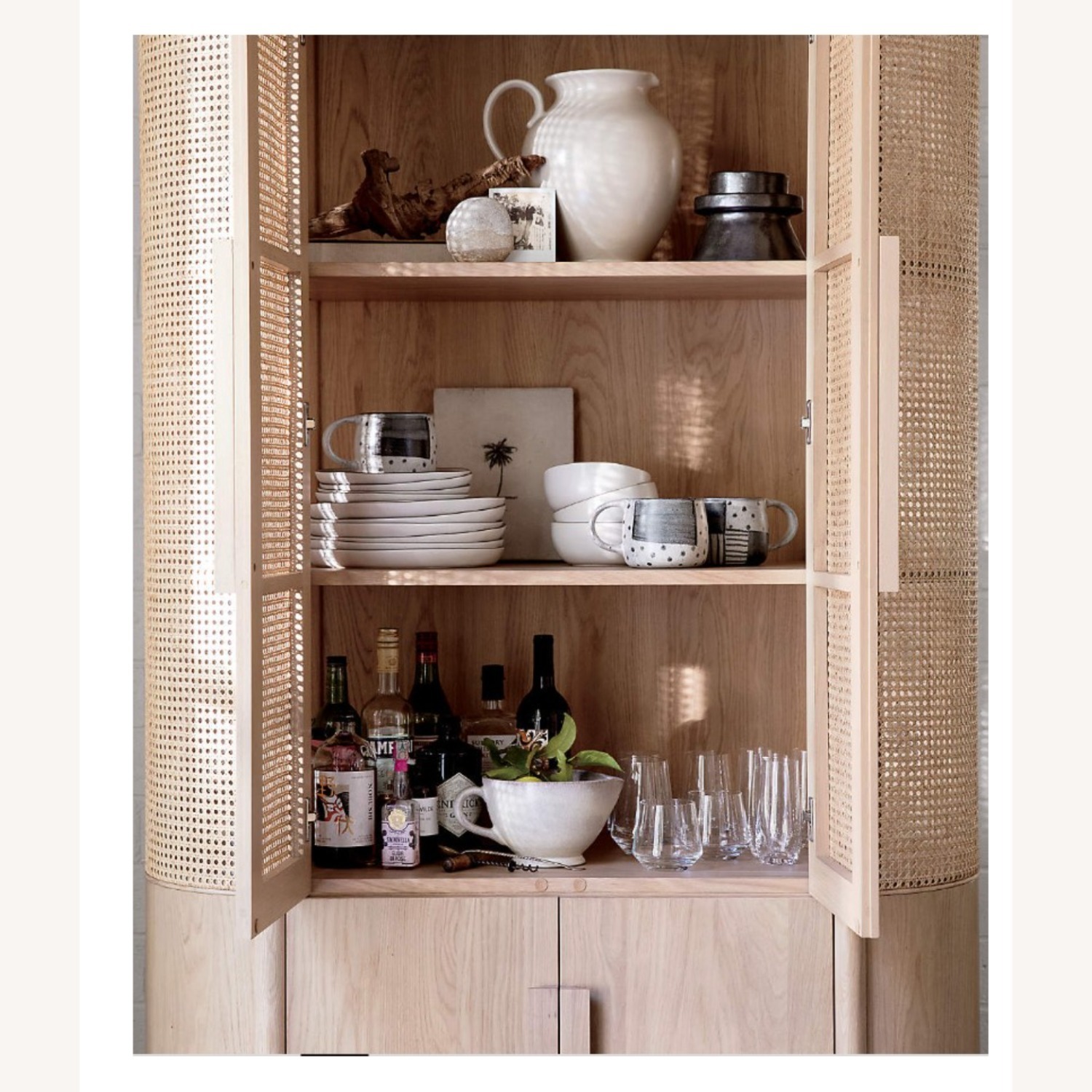 CB2 Leanne Ford Natural Wood Storage Cabinet - image-4