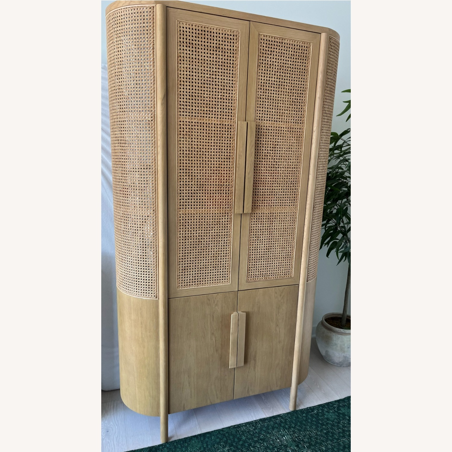 CB2 Leanne Ford Natural Wood Storage Cabinet - image-1