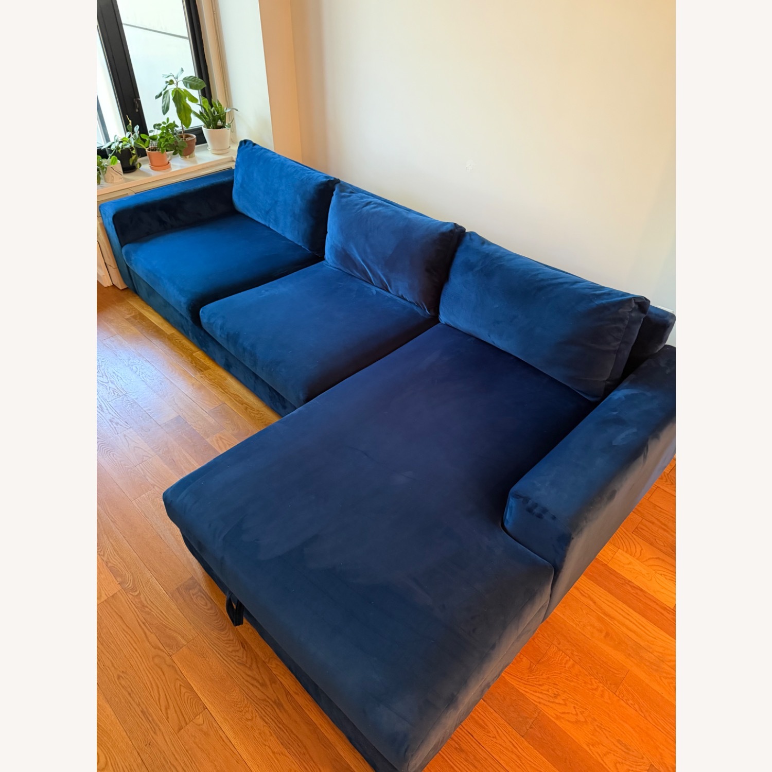 Joybird Holt Blue 2 Piece Sectional with Storage - image-5
