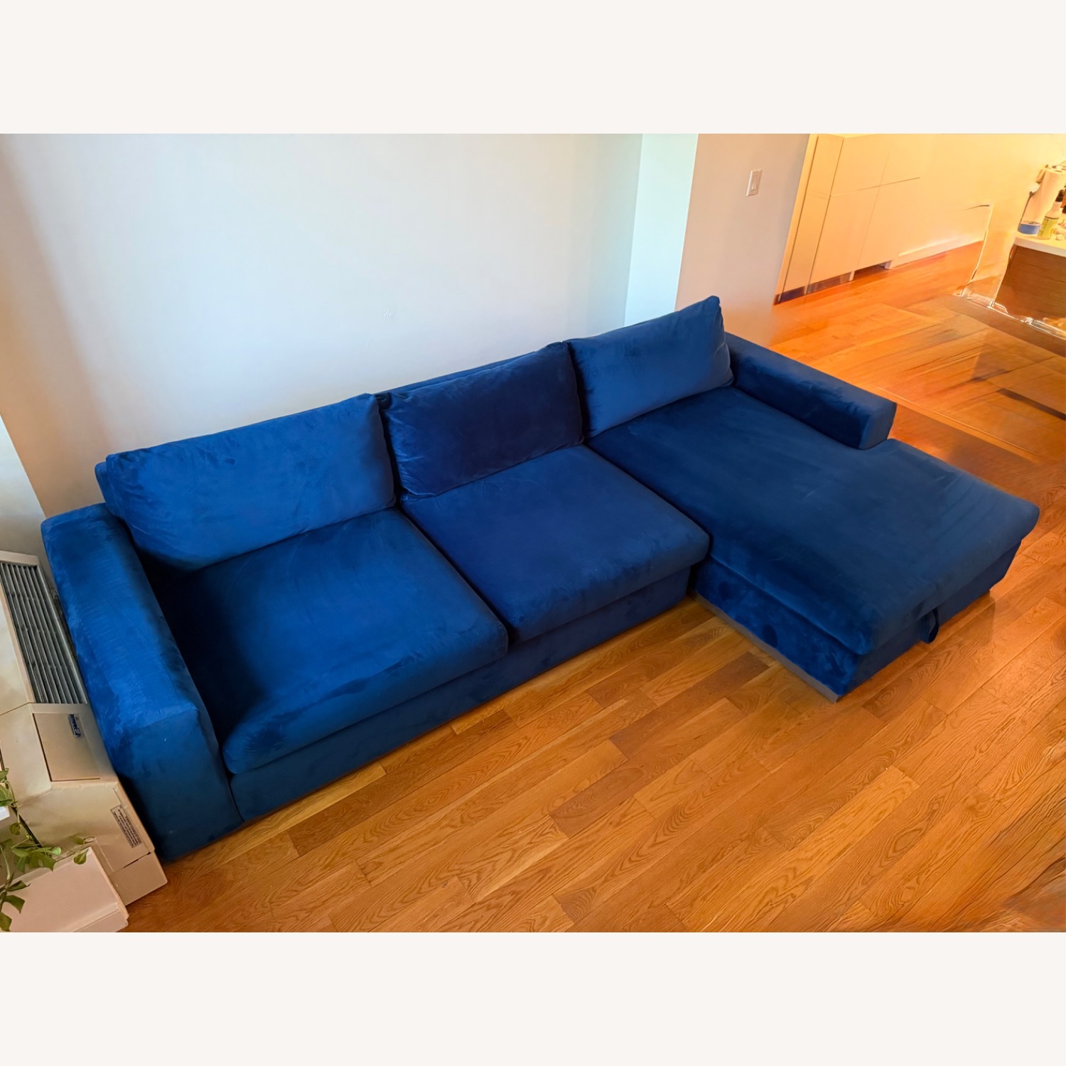 Joybird Holt Blue 2 Piece Sectional with Storage - image-6