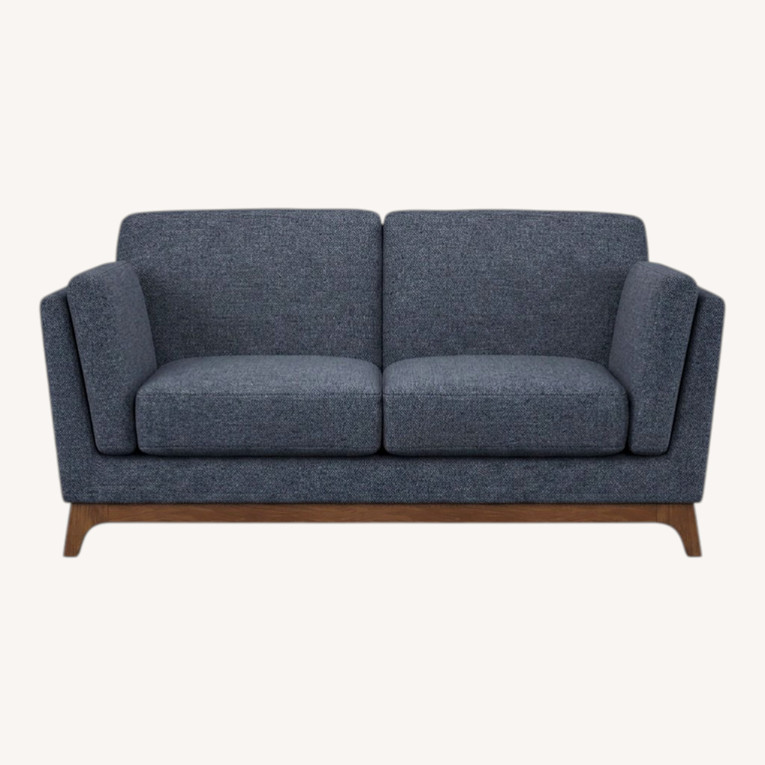 Article 2-Seater Sofa Loveseat Blue - image-0