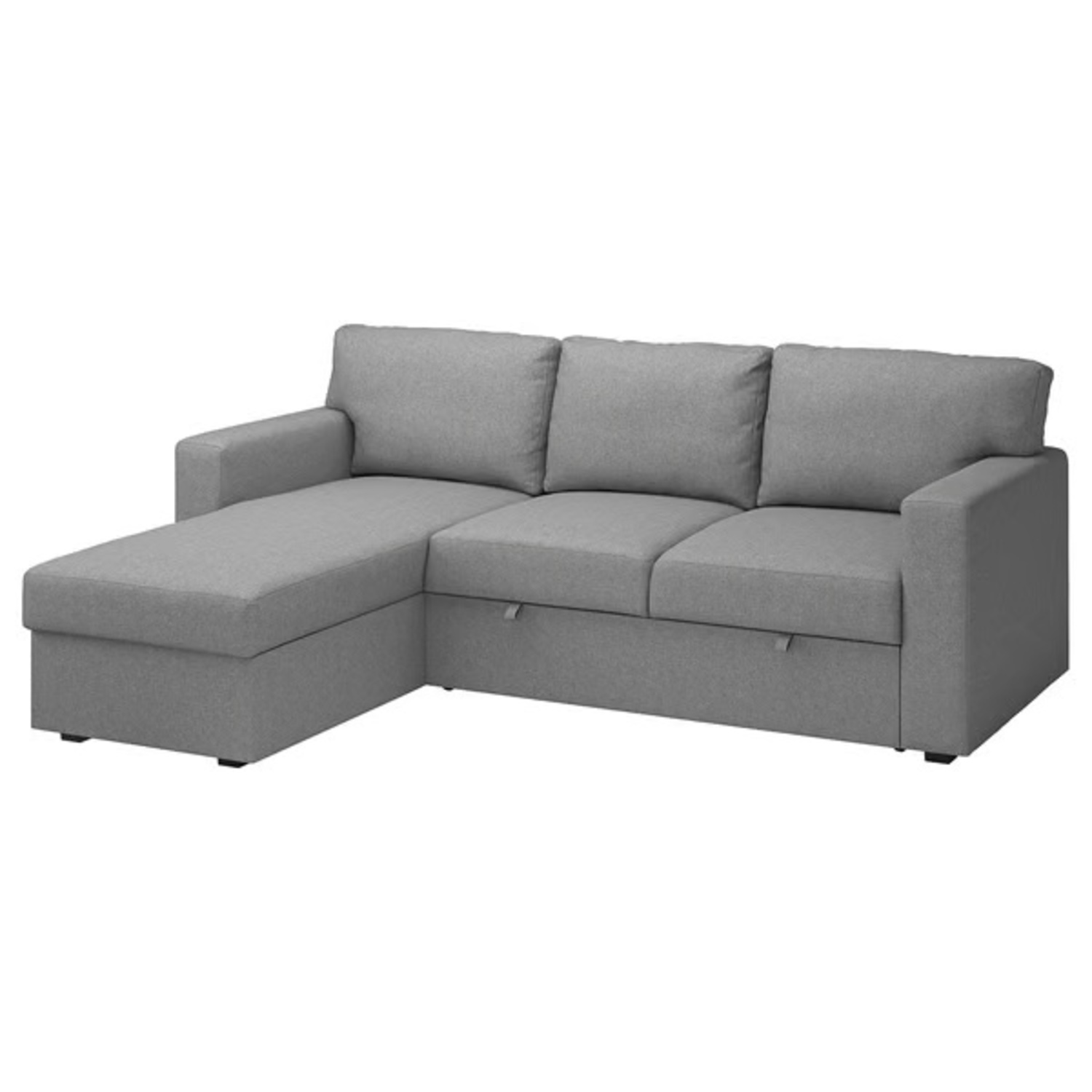 IKEA Light Gray Polyurethane Sleeper Sofa - image-4