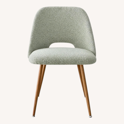 Used Wayfair Light Gray Boucle Dining Chairs for sale on AptDeco