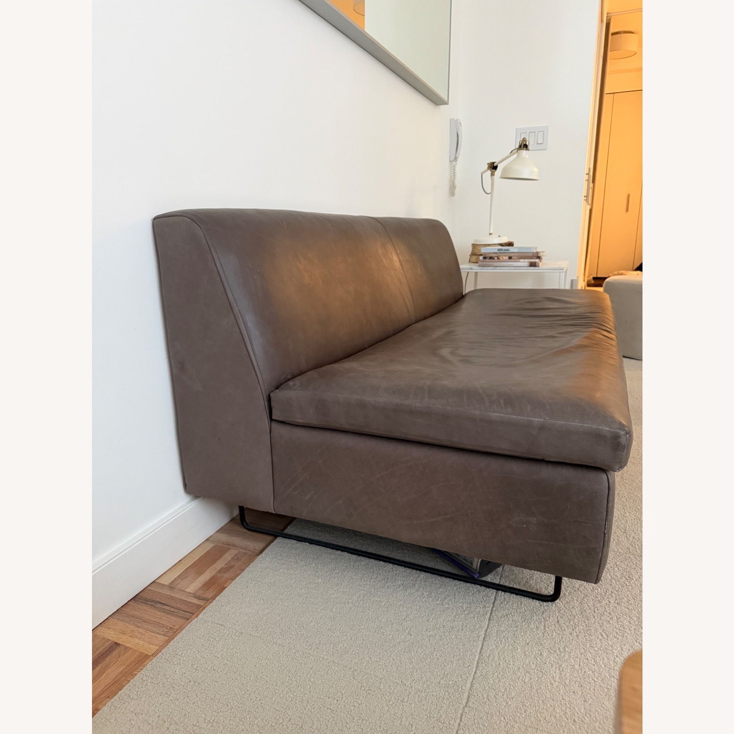 Blu Dot 67" Clyde Leather Sofa  - image-3