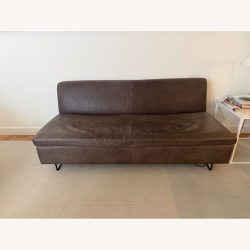 Used Blu Dot 67" Clyde Leather Sofa  for sale on AptDeco