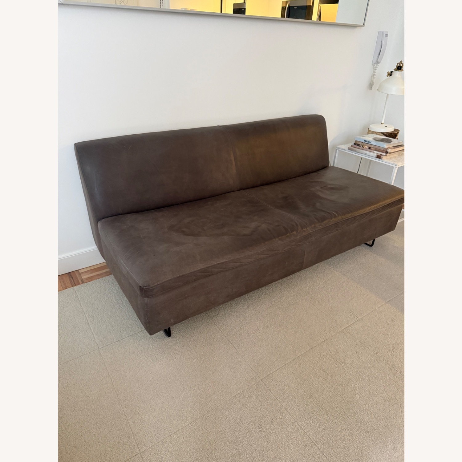 Blu Dot 67" Clyde Leather Sofa  - image-2
