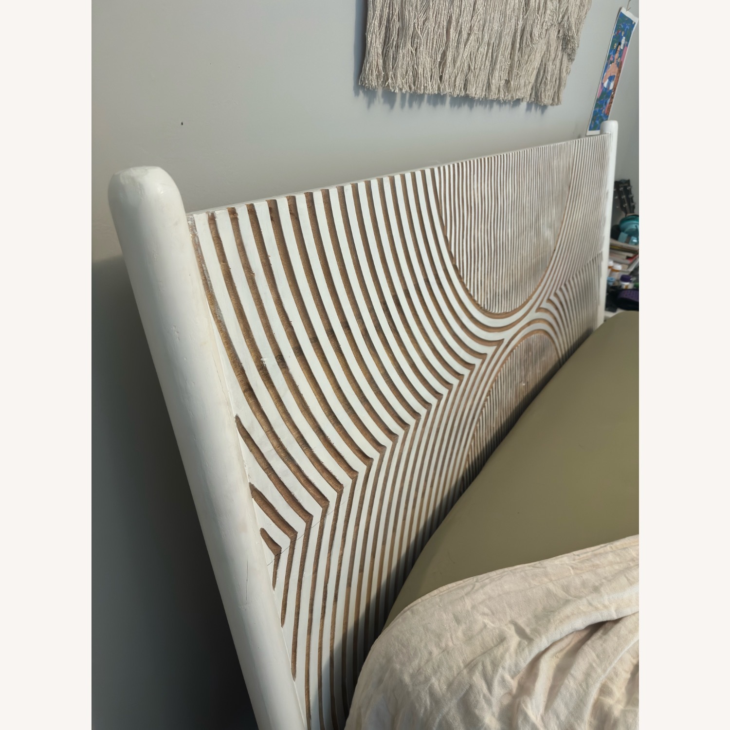 Anthropologie Carved Thalia Queen Bed - image-2
