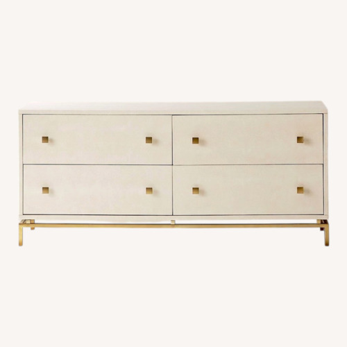 Used CB2 Shagreen White Dresser for sale on AptDeco