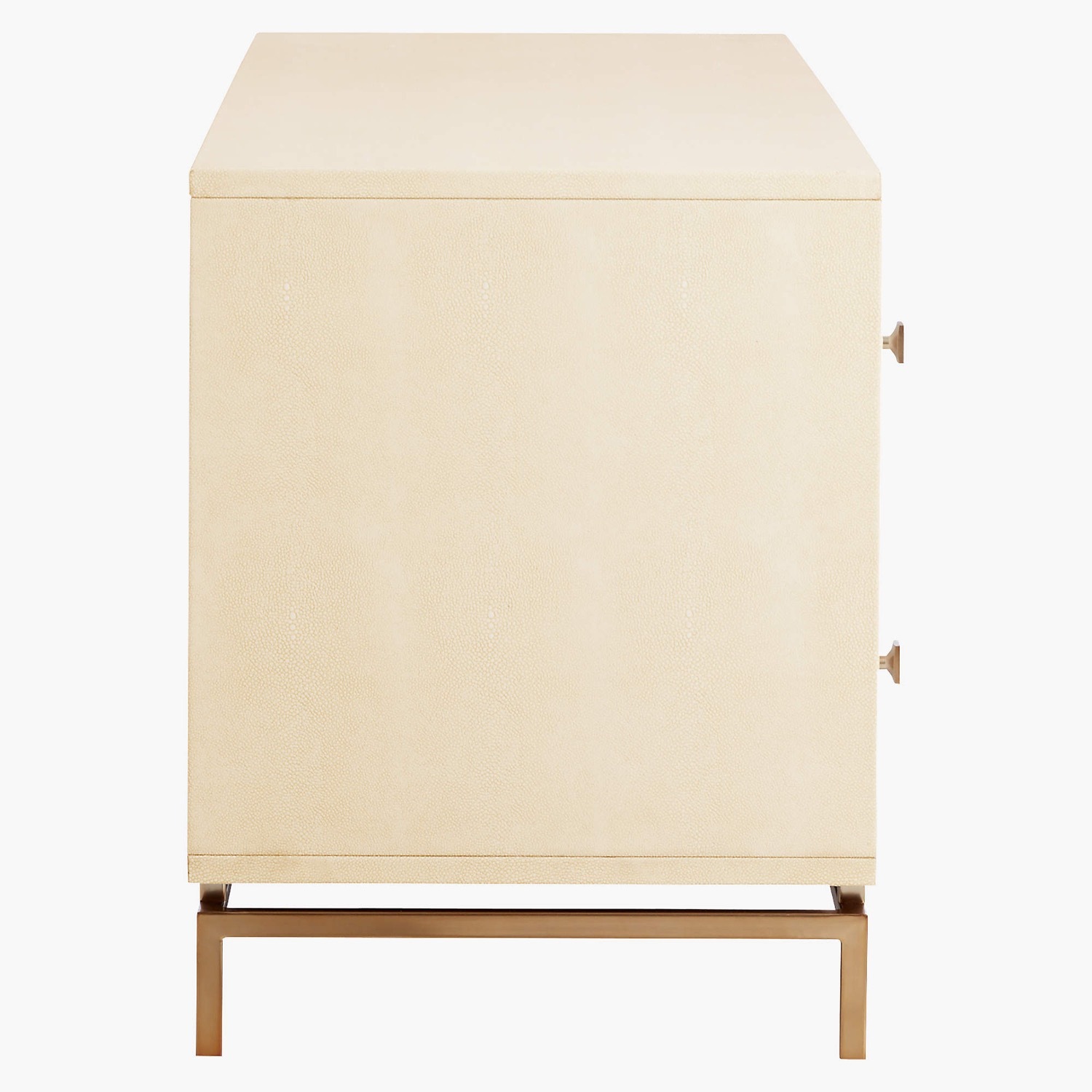 CB2 Shagreen White Dresser - image-7