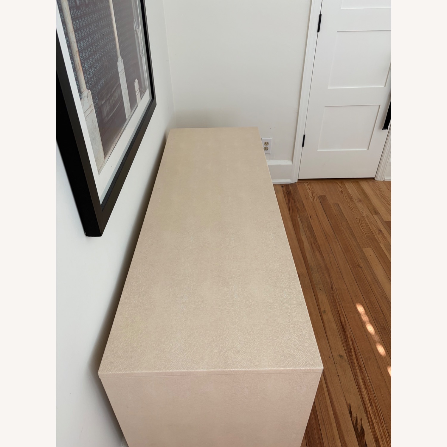 CB2 Shagreen White Dresser - image-2