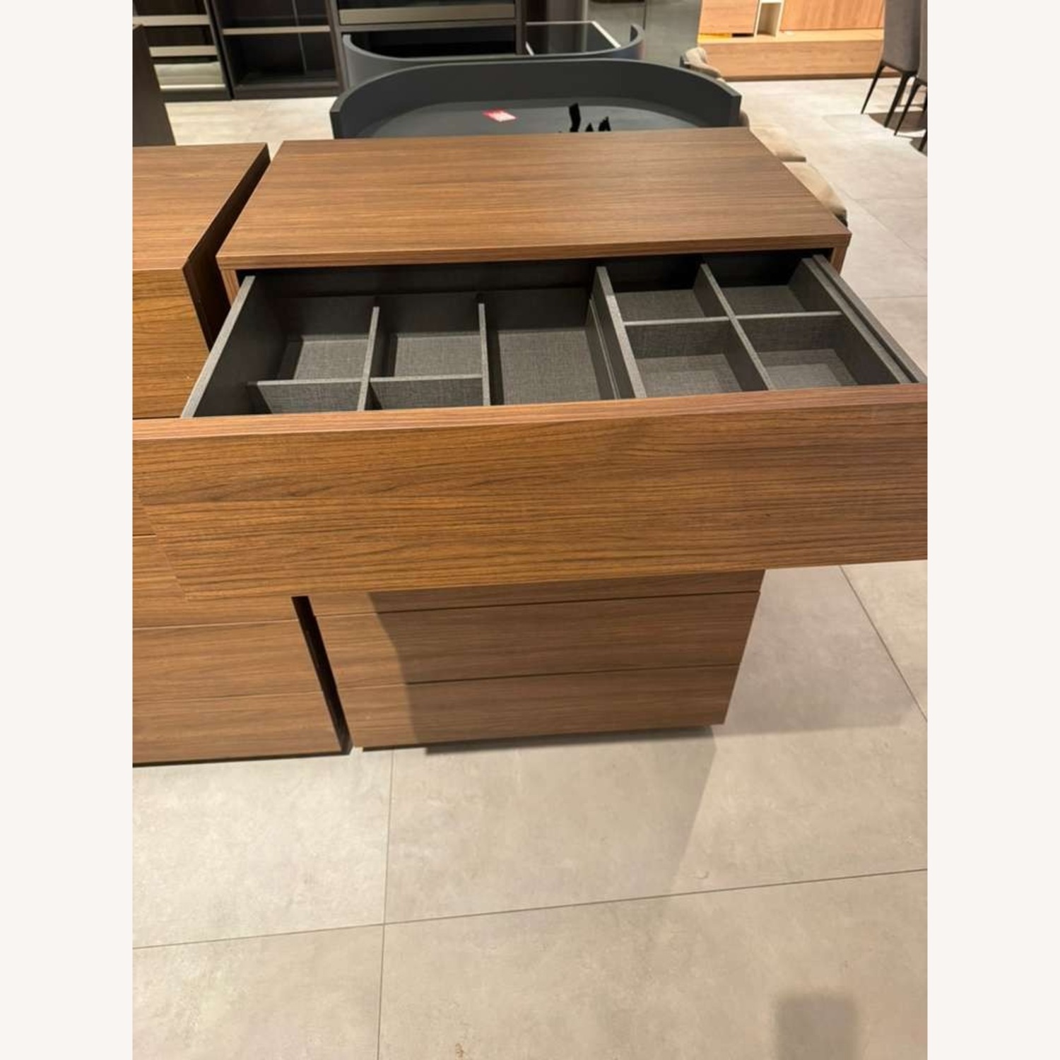 Lazzoni Dark Brown Wood Dresser - image-1
