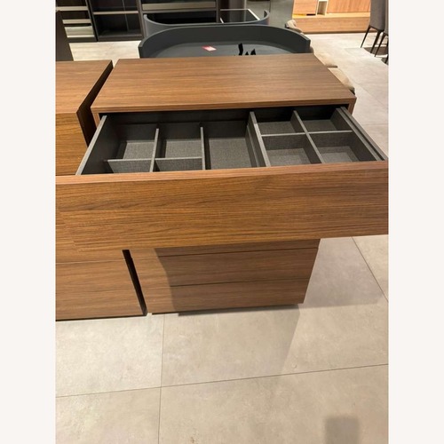 Used Lazzoni Dark Brown Wood Dresser for sale on AptDeco