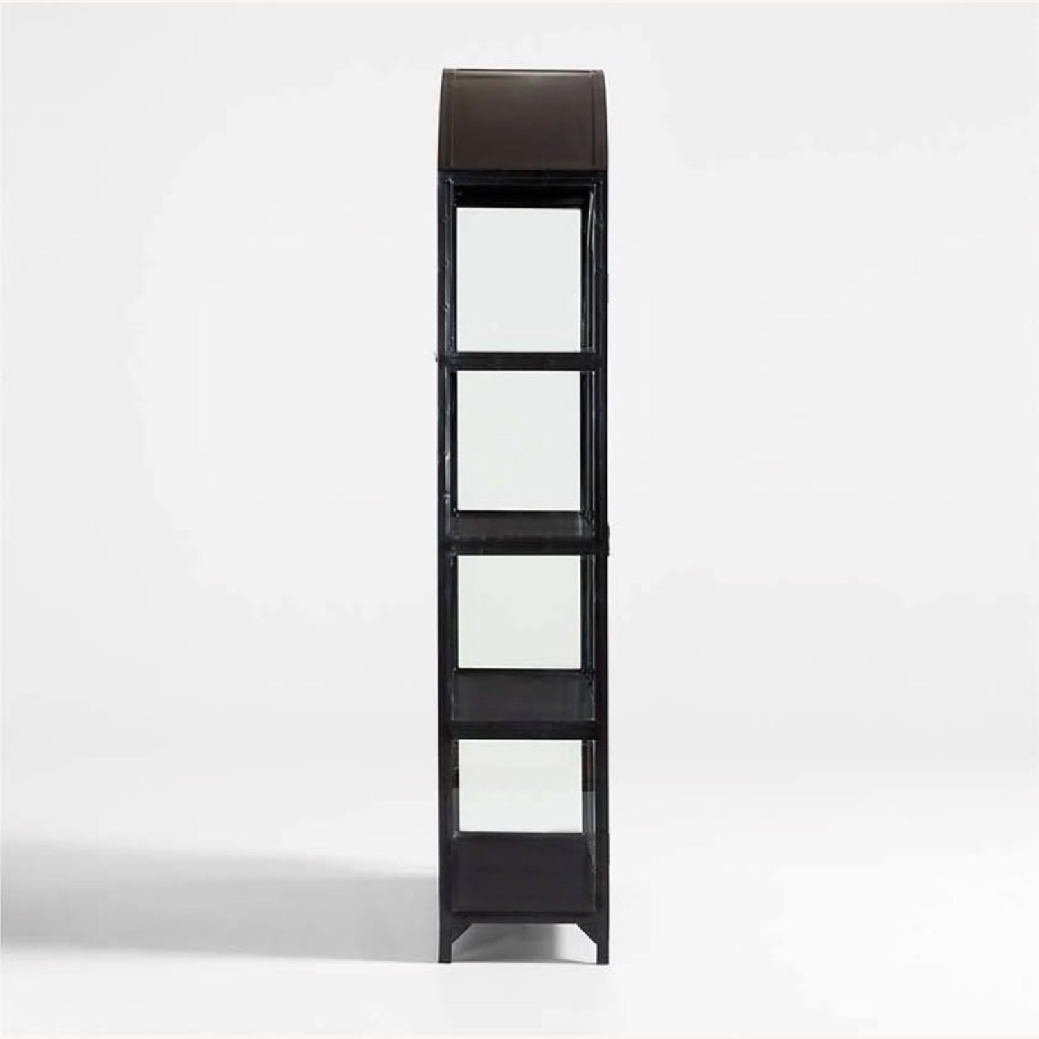 Crate & Barrel Ventana Black Metal Armoire - image-7