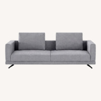 Lazzoni Mix White Fabric 3+ Seater Sofa
