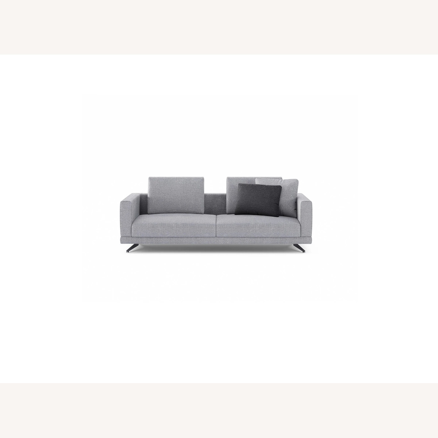 Lazzoni Mix White Fabric 3+ Seater Sofa - image-5