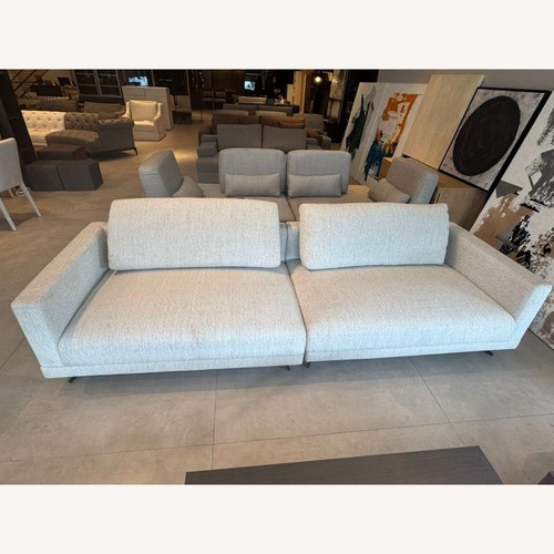 Used Lazzoni Mix Sofa White Fabric 3+ Seater Sofa for sale on AptDeco