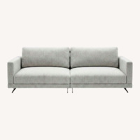 Lazzoni Mix Sofa White Fabric 3+ Seater Sofa